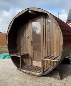 2 SZEMÉLYES HORDÓSZAUNA ELEKTROMOS KÁLYHÁVAL 10 2 személyes hordószauna-3