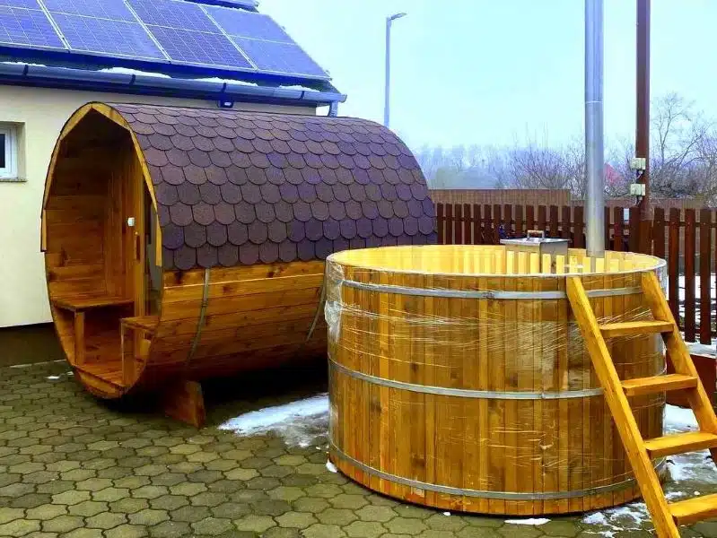 2 SZEMÉLYES HORDÓSZAUNA ELEKTROMOS KÁLYHÁVAL 7 2 személyes hordószauna-6