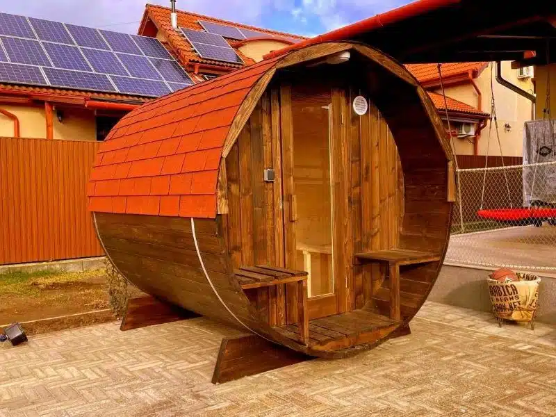 2 személyes hordószauna