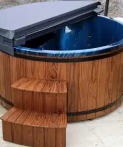 6 személyes clasic in integrált kályhás akril dézsafürdő-1