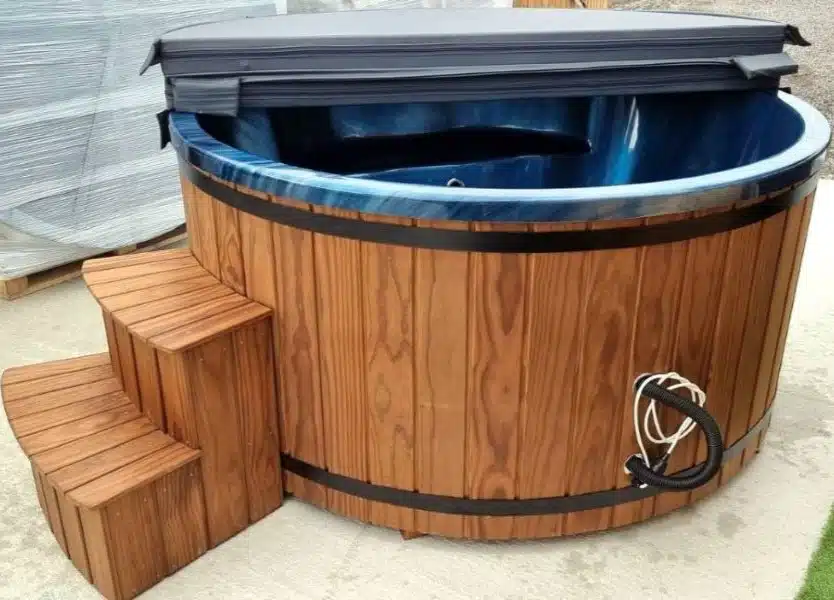 6 SZEMÉLYES CLASIC IN INTEGRÁLT KÁLYHÁS PRÉMIUM AKRIL DÉZSAFÜRDŐ WELLNESS CSOMAGBAN 11 6 személyes clasic in integrált kályhás akril dézsafürdő-9