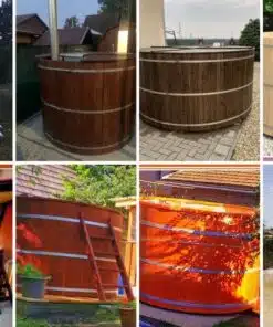 6 SZEMÉLYES FA PRÉMIUM DÉZSAFÜRDŐ 15 6 személyes dézsafürdő-7