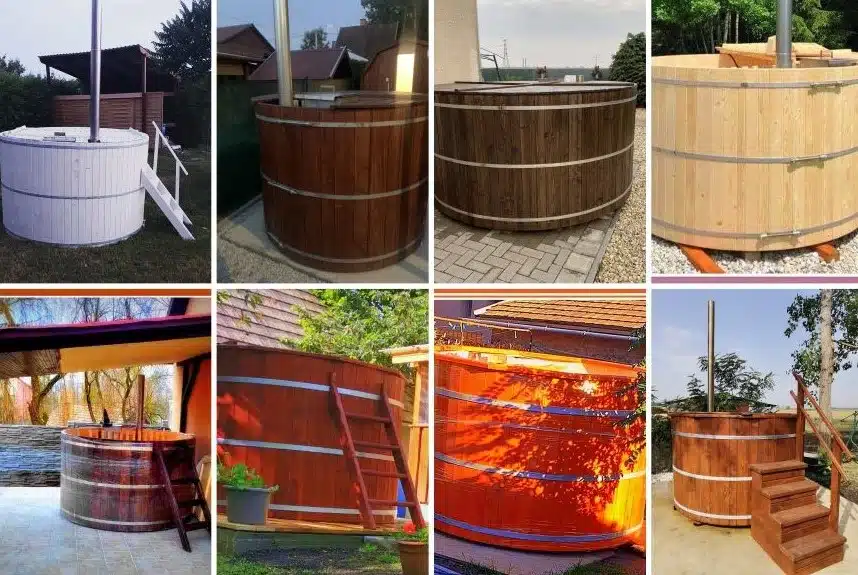 6 SZEMÉLYES FA PRÉMIUM DÉZSAFÜRDŐ 8 6 személyes dézsafürdő-7