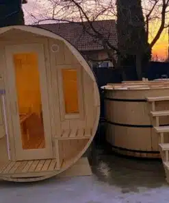 6 személyes hordószauna-6