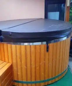 Clasic out 6 személyes külső kályhás akril dézsafürdő-6