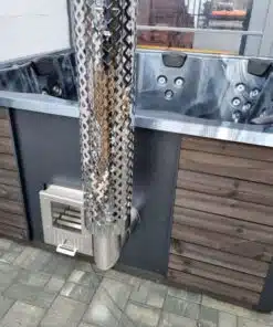 GRANDE 8 SZEMÉLYES NÉGYSZÖGLETES AKRIL DÉZSAFÜRDŐ INTEGRÁLT KÁLYHÁVAL 12 Grande 8 személyes akril dézsafürdő integrált kályhával-4