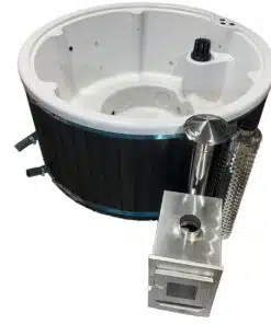 LUX IN 6 személyes KÜLSŐ KÁLYHÁS PRÉMIUM MÁRVÁNY AKRIL dézsafürdő 5