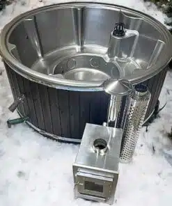 LUX IN 6 személyes KÜLSŐ KÁLYHÁS PRÉMIUM MÁRVÁNY AKRIL dézsafürdő 6