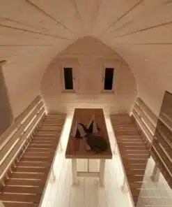 6 SZEMÉLYES LEVÉL ALAKÚ SZAUNA 9 KW ELEKTROMOS KÁLYHÁVAL 34 Levélszauna-10