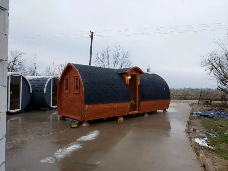 6 SZEMÉLYES LEVÉL ALAKÚ SZAUNA 9 KW ELEKTROMOS KÁLYHÁVAL 9 Levélszauna-9