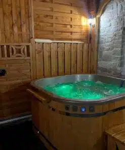 MALIBU 8 SZEMÉLYES NÉGYSZÖGLETES AKRIL DÉZSAFÜRDŐ KÜLSŐ KÁLYHÁVAL 11 Malibu akril dézsafürdő külső kályhával-3