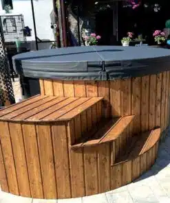 MÁLTA 6 SZEMÉLYES INTEGRÁLT KÁLYHÁS ÜVEGSZÁLAS DÉZSAFÜRDŐ THERMOTETŐVEL, WELLNESS CSOMAGBAN 54 Málta üvegszálas integrált kályhás dézsafürdő-11