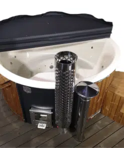 MÁLTA 6 SZEMÉLYES INTEGRÁLT KÁLYHÁS ÜVEGSZÁLAS DÉZSAFÜRDŐ THERMOTETŐVEL, WELLNESS CSOMAGBAN 58 Málta üvegszálas integrált kályhás dézsafürdő-15