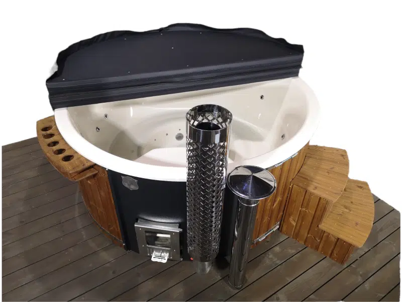 MÁLTA 6 SZEMÉLYES INTEGRÁLT KÁLYHÁS ÜVEGSZÁLAS DÉZSAFÜRDŐ THERMOTETŐVEL, WELLNESS CSOMAGBAN 16 Málta üvegszálas integrált kályhás dézsafürdő-15