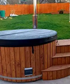 MÁLTA 6 SZEMÉLYES INTEGRÁLT KÁLYHÁS ÜVEGSZÁLAS DÉZSAFÜRDŐ THERMOTETŐVEL, WELLNESS CSOMAGBAN 63 Málta üvegszálas integrált kályhás dézsafürdő-20