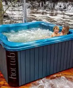 Monaco out thermowood külső kályhás akril dézsafürdő