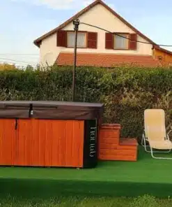 Monaco out thermowood külső kályhás akril dézsafürdő-5