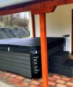 Monaco out wpc külső kályhás akril dézsafürdő-5