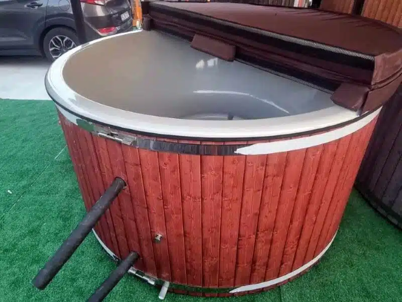 PEARL 6 SZEMÉLYES KÜLSŐ KÁLYHÁS SÓZHATÓ ÜVEGSZÁLAS DÉZSAFÜRDŐ 2 Pearl külső kályhás üvegszálas dézsafürdő-1