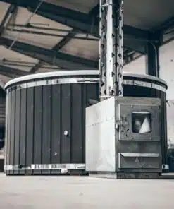 Pearl külső kályhás üvegszálas dézsafürdő