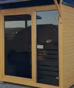 MODERN SZAUNA ELEKTROMOS KÁLYHÁVAL 10 Riga kültéri szauna elektromos vagy fatüzelésű kályhával-4