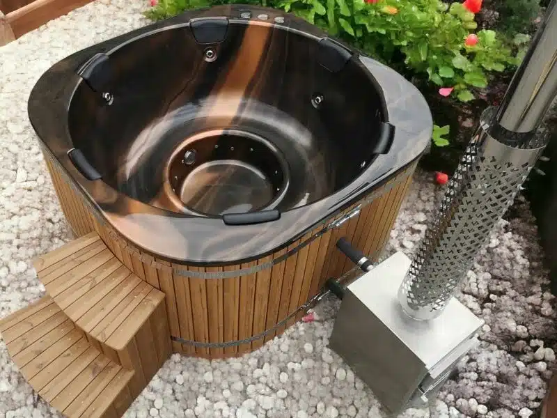 RUBIN 5-6 SZEMÉLYES PRÉMIUM NÉGYSZÖG ALAKÚ AKRIL DÉZSAFÜRDŐ KÜLSŐ KÁLYHÁVAL 13 Rubin akril külső kályhás dézsafürdő-12