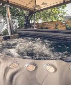 RUBIN 5-6 SZEMÉLYES PRÉMIUM NÉGYSZÖG ALAKÚ AKRIL DÉZSAFÜRDŐ KÜLSŐ KÁLYHÁVAL 30 Rubin akril külső kályhás dézsafürdő-14