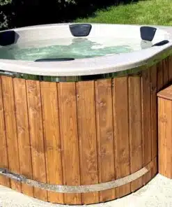 RUBIN 5-6 SZEMÉLYES PRÉMIUM NÉGYSZÖG ALAKÚ AKRIL DÉZSAFÜRDŐ KÜLSŐ KÁLYHÁVAL 21 Rubin akril külső kályhás dézsafürdő-5