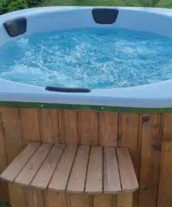 RUBIN 5-6 SZEMÉLYES PRÉMIUM NÉGYSZÖG ALAKÚ AKRIL DÉZSAFÜRDŐ KÜLSŐ KÁLYHÁVAL 22 Rubin akril külső kályhás dézsafürdő-6