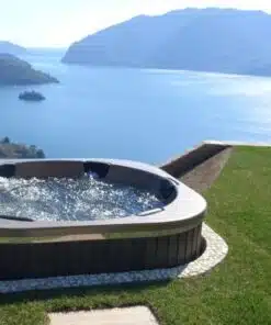 Rubin akril négyszögletes integrált kályhás dézsafürdő-1