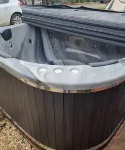 Rubin akril négyszögletes integrált kályhás dézsafürdő-11