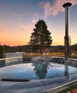 Rubin akril négyszögletes integrált kályhás dézsafürdő-19