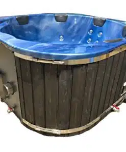 Rubin akril négyszögletes integrált kályhás dézsafürdő-2