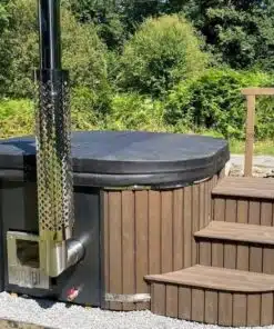 Rubin akril négyszögletes integrált kályhás dézsafürdő-33