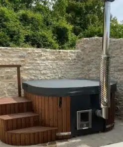 Rubin akril négyszögletes integrált kályhás dézsafürdő-34