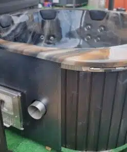 Rubin akril négyszögletes integrált kályhás dézsafürdő-36