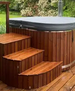 Rubin akril négyszögletes integrált kályhás dézsafürdő-4