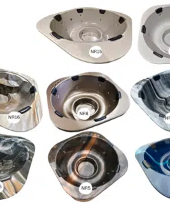 Rubin akril négyszögletes integrált kályhás dézsafürdő-5