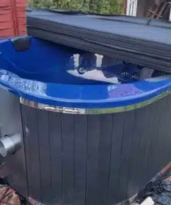 Rubin akril négyszögletes integrált kályhás dézsafürdő-8