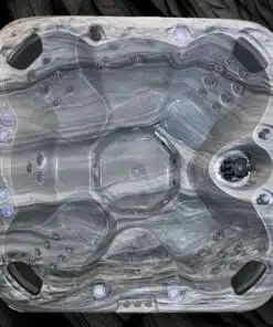 Topáz 4 személyes fatüzelésű akril jakuzzi-2