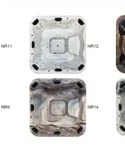 Smaragd prémium akril 5 személyes pezsgőfürdő 10