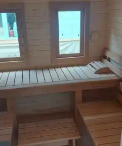 4 személyes kvadro szauna 9 kw elektromos kályhával 3