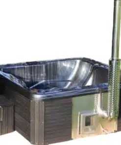 Monaco wpc integrált kályhás négyszög alakú akril dézsafürdő 2