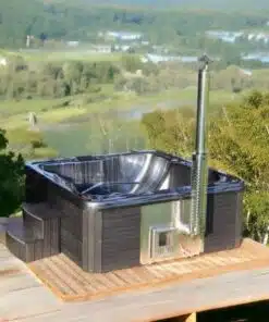 Monaco wpc integrált kályhás négyszög alakú akril dézsafürdő 3