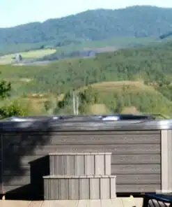 Monaco wpc integrált kályhás négyszög alakú akril dézsafürdő 7