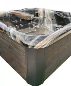 Opal 6 személyes prémium négyszög alakú akril gecko elektromos dézsafürdő