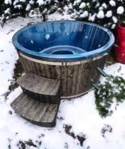 Pearl 6 személyes akril dézsafürdő saválló külső kályhával 2