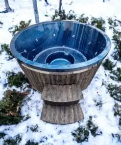 PEARL 6 SZEMÉLYES AKRIL SÓZHATÓ DÉZSAFÜRDŐ SAVÁLLÓ KÜLSŐ KÁLYHÁVAL, THERMOTETŐVEL 7 Pearl 6 személyes akril dézsafürdő saválló külső kályhával 4