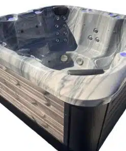 Topáz prémium akril 4+3 személyes dézsa gecko elektromos fűtéssel 8