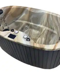 JADE 2 személyes prémium akril ovális dézsafürdő GECKO 3 KW elektromos fűtéssel